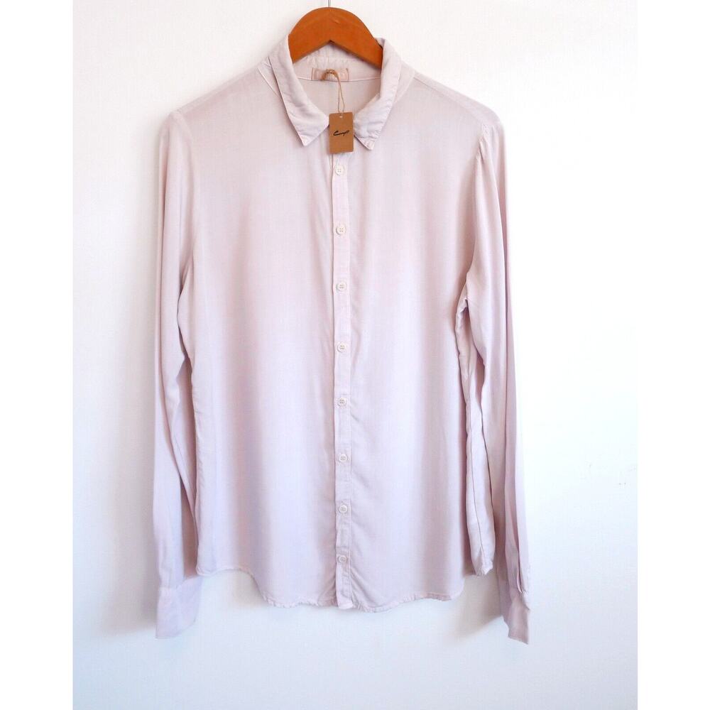 CP SHADES Romy Button Down Shirt Rayon Peony Pale Pink Garmentory 
$230